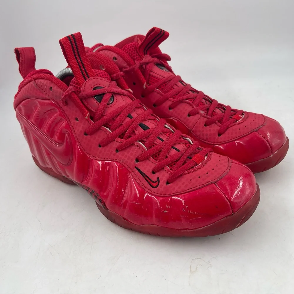 Nike Men’s Air Foamposite Pro - SZ 9.5 - Red Basketball Shoes Sneakers - Picture 14 of 16